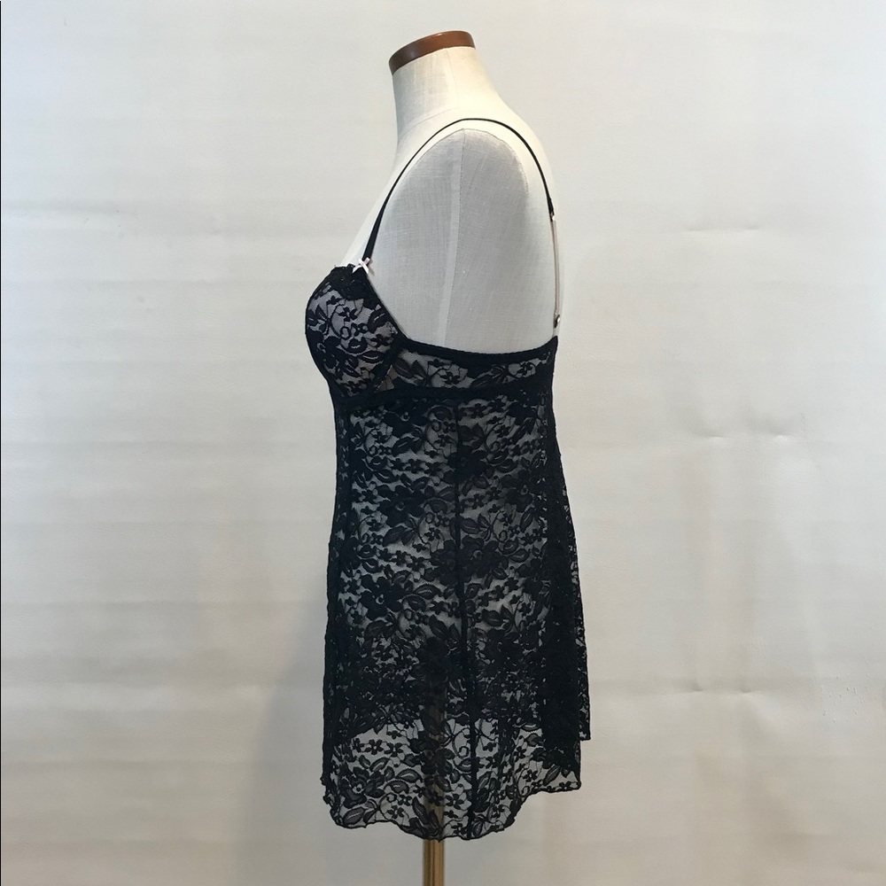 APT.9 Women’s Lace Babydoll Black/Pink 1 pcs only - Picture 4 of 8